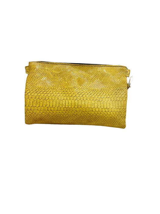 Sarı Kadın Clutch Çanta