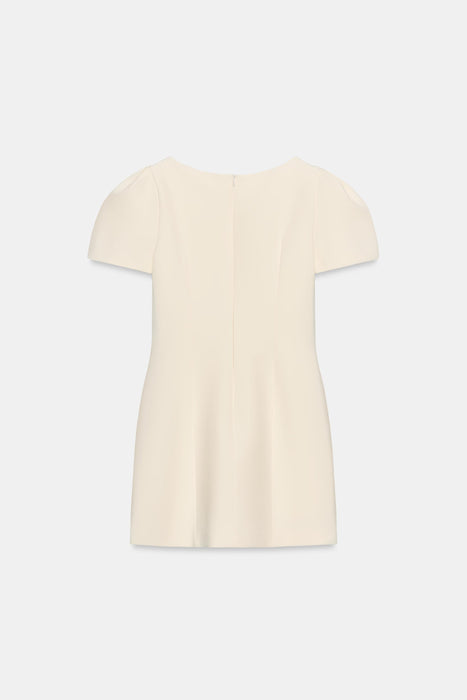 Zara Ekru Kadın Elbise S