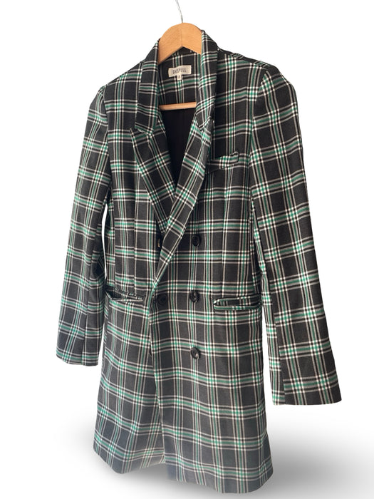 Ghospell Ekoseli Kadın Ceket S