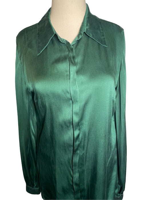 Eva Herzigova Yeşil Kadın Gömlek 44