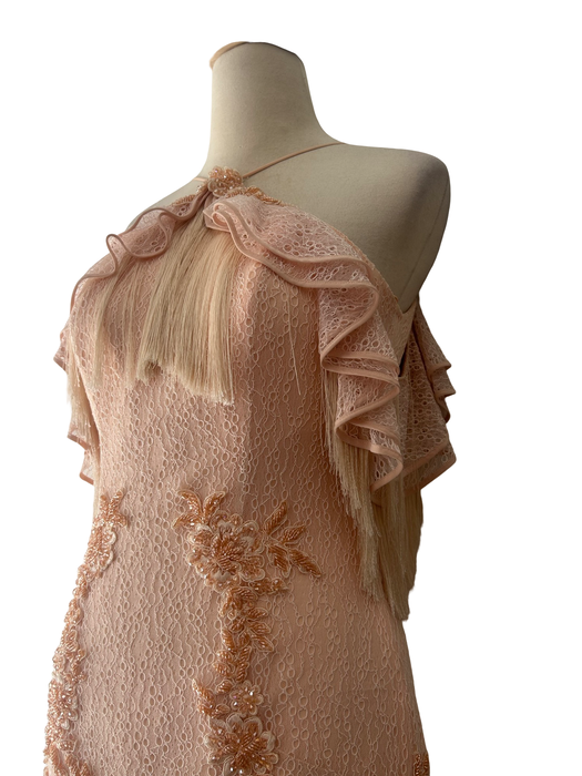 Zeynep Tosun Pembe Abiye Kadın Elbise S