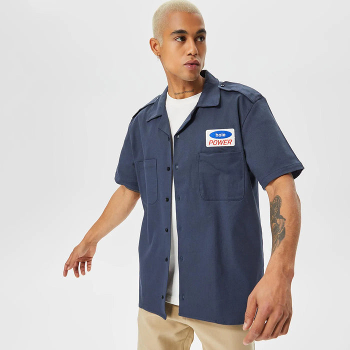 House Of SuperStep Lacivert Erkek Gömlek XL