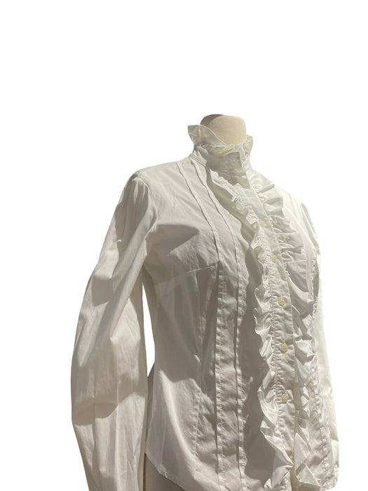 Roman Beyaz Kadın Gömlek L