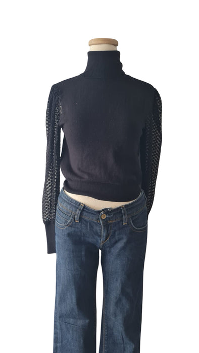 Zara Siyah Kadın Kazak M