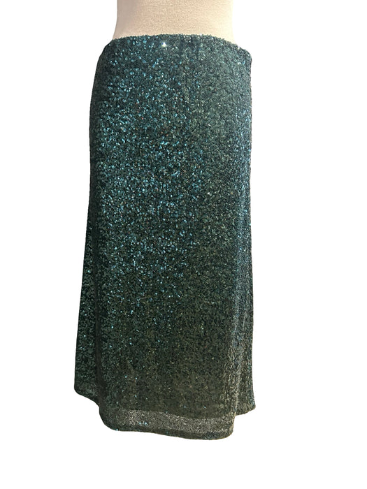 Ventiup Yeşil Payetli Kadın Etek M
