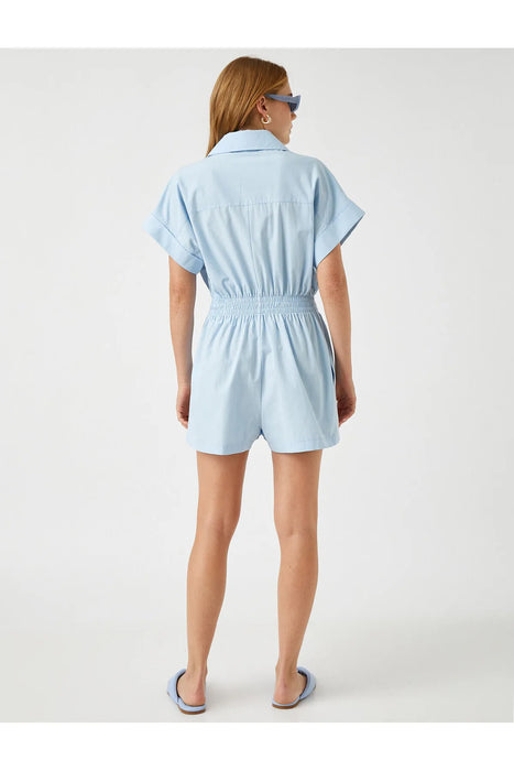 Koton Mavi Kadın Tulum S