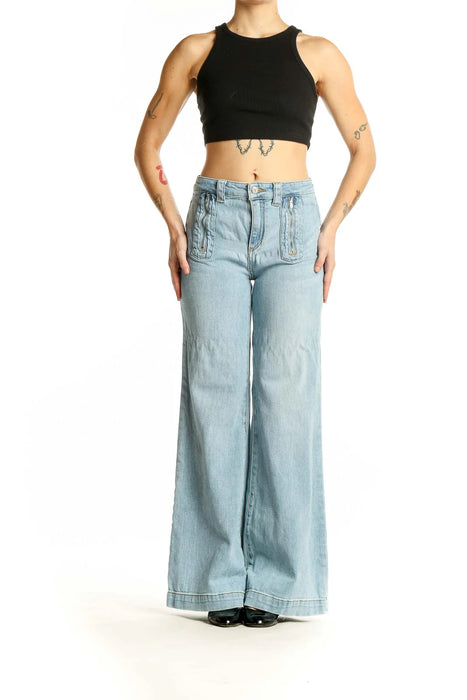 Pilcro Mavi Denim Kadın Pantolon XS