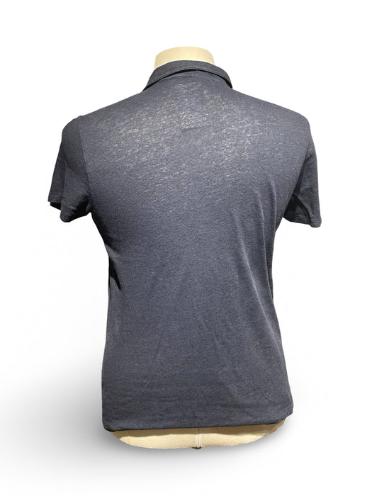 Massimo Dutti Lacivert Erkek T-Shirt M