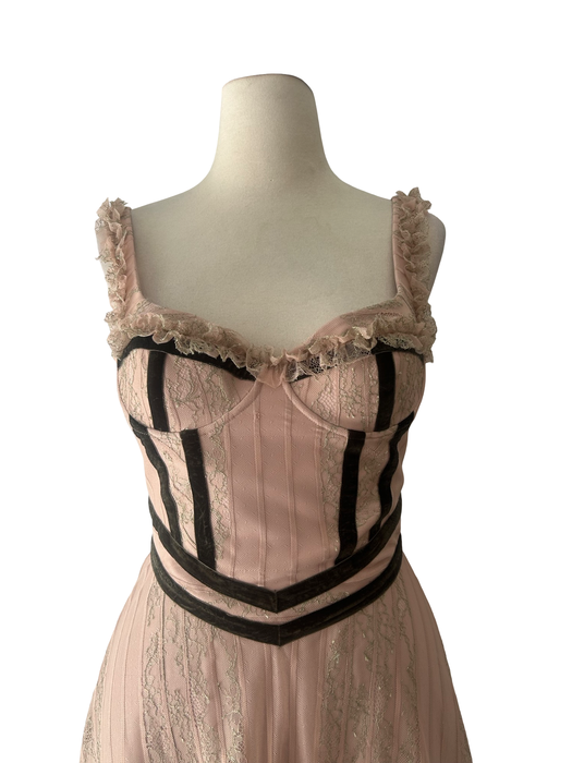 Zeynep Tosun Pembe Tasarım Elbise S