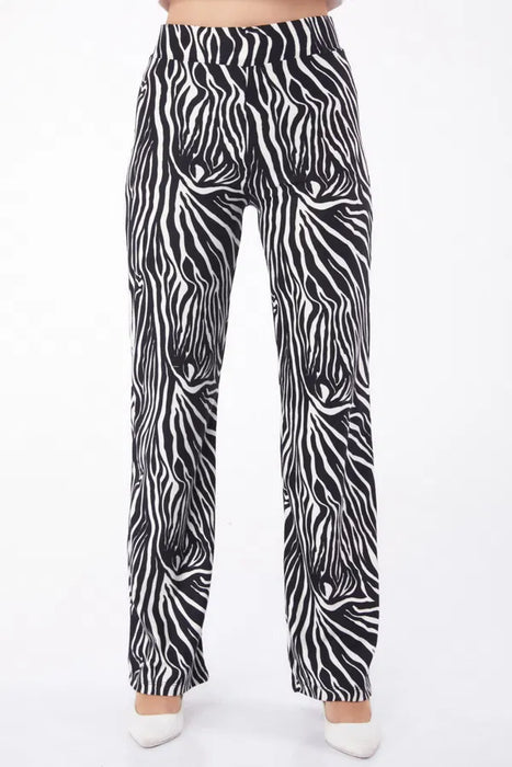 The Kooples Zebra Desenli Kadın Pantolon S