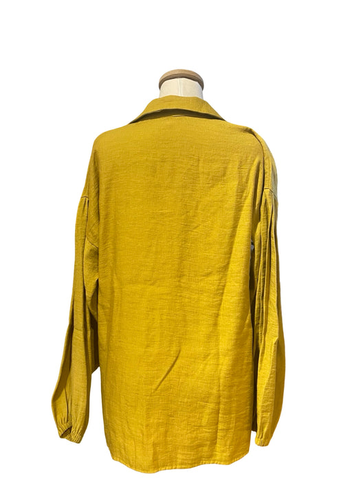 City Pearl Yeşil Kadın Gömlek M