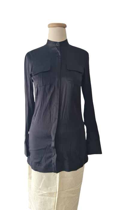 Silk&Cashmere Siyah Kadın Gömlek XS