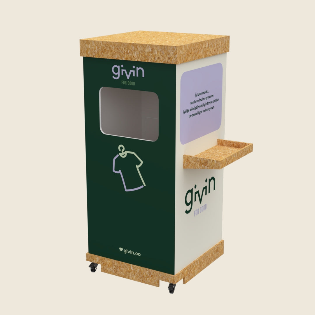Mağaza ve Ofiste Givin Box ile Yeniden Kullanıma Yardımcı Olabilirsiniz