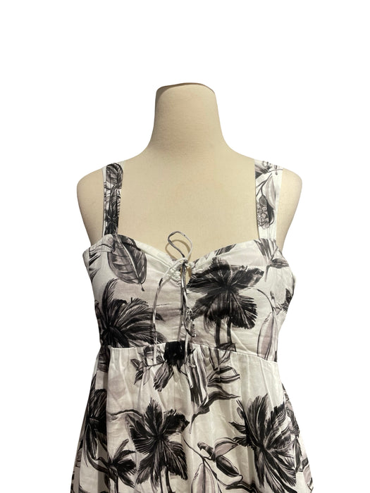 Mango Beyaz Çiçek Desenli Ebise S