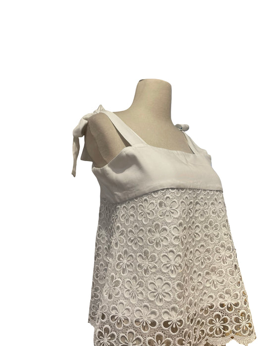 City Pearl Beyaz Kadın Top S