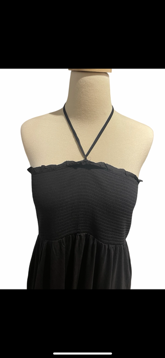 Mor Mavi Siyah Kadın Elbise L