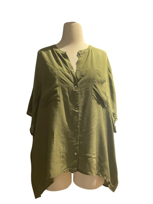 Yargıcı Haki Kadın Gömlek M