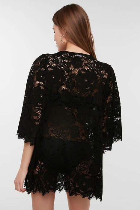 Penti Siyah Kadın Kimono S/M