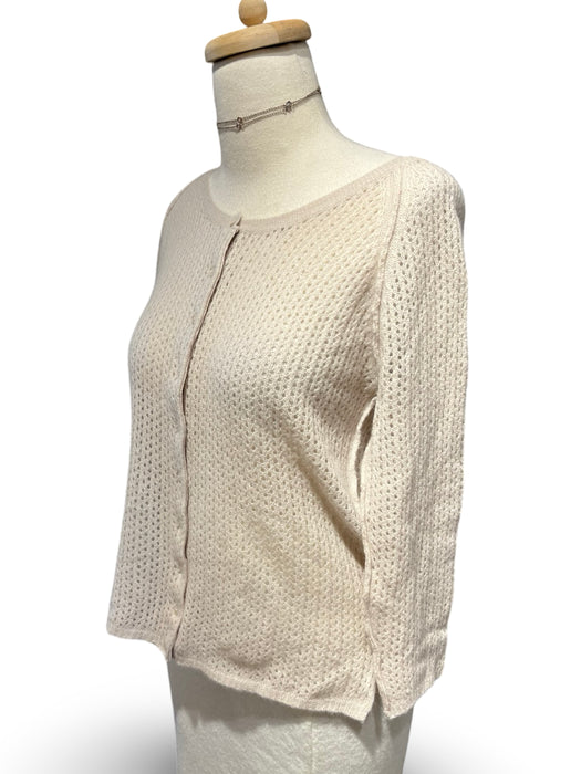 Silk&Cashmere Bej Kadın Hırka M