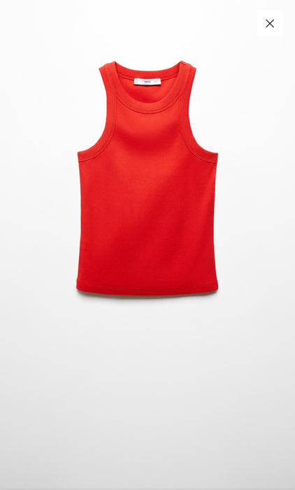 Mango Kırmızı Kadın Tank Top XS