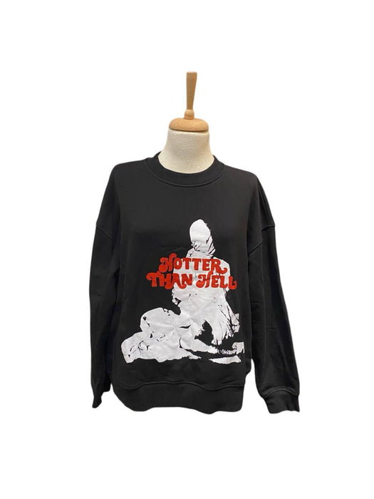 İntuitive Siyah Kadın Baskılı  Sweatshirt M