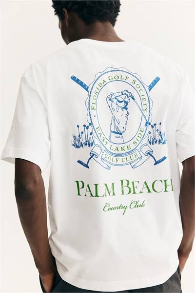 H&M Beyaz Erkek T-shirt M