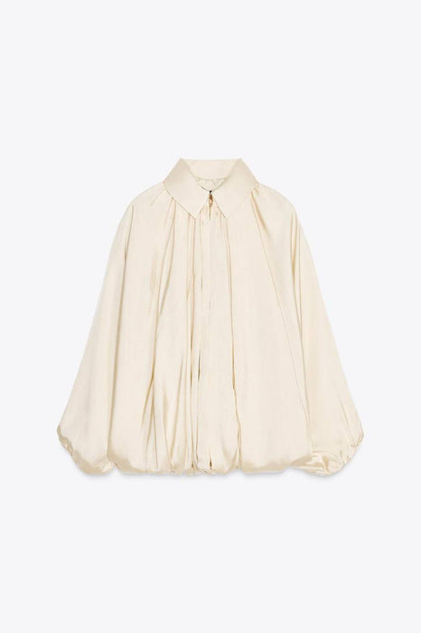 Zara Krem Bomber Kadın Ceket M