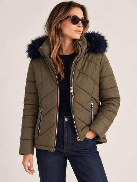 Tommy Hilfiger Yeşil Kadın Mont M