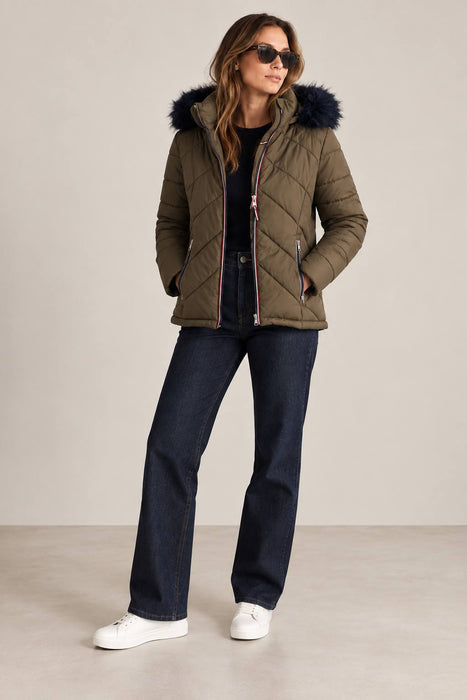 Tommy Hilfiger Yeşil Kadın Mont M