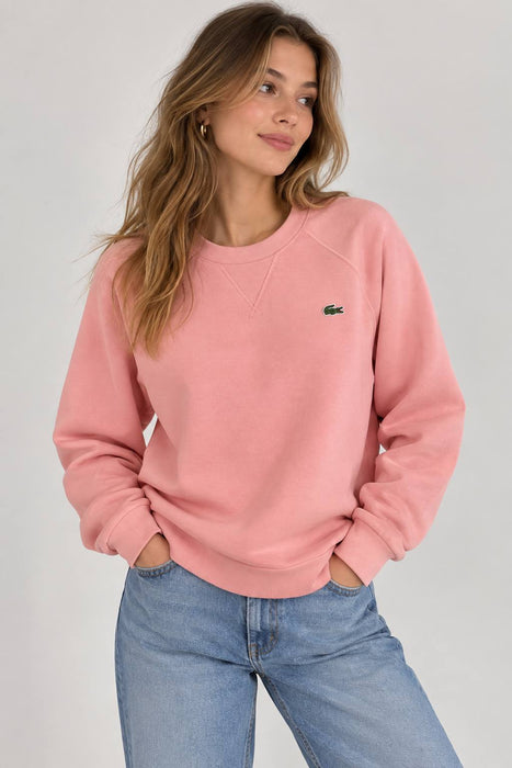 Lacoste Pembe Kadın Sweatshirt XL