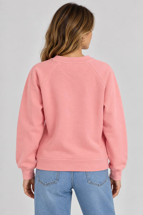 Lacoste Pembe Kadın Sweatshirt XL