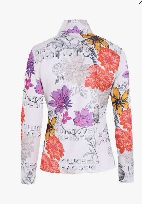 Discovery Çiçekli Kadın Sweatshirt L