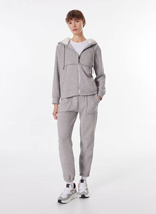 Discovery Gri Kadın Sweatshirt M