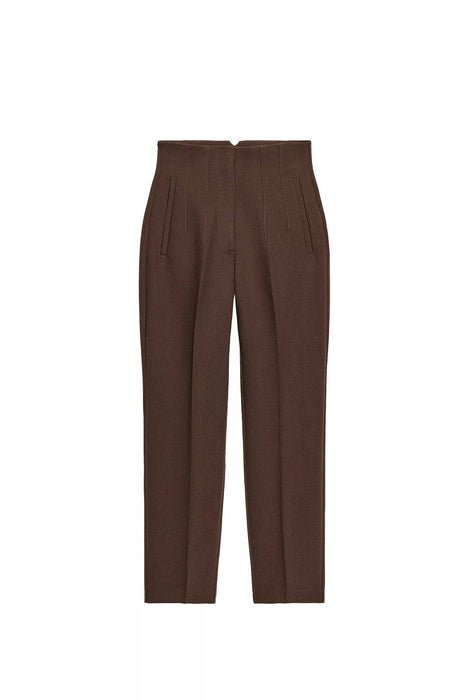 Zara Kahverengi Kadın Pantolon XS