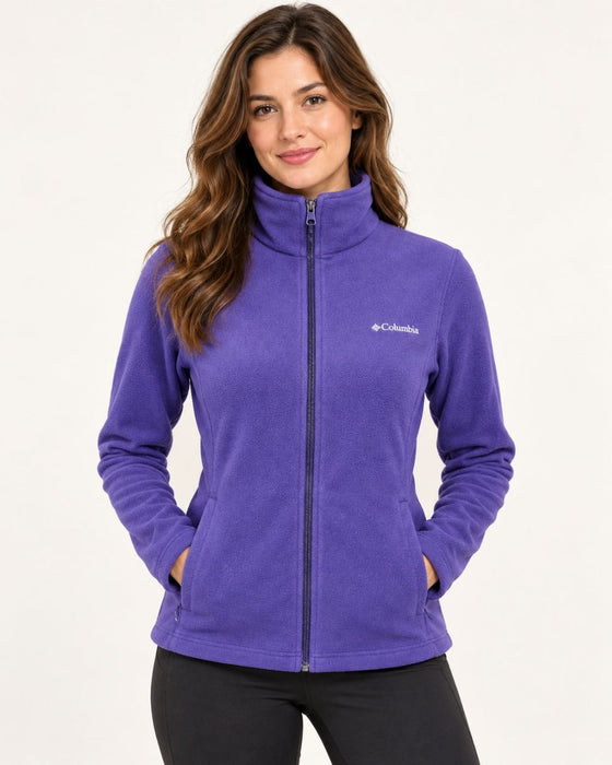Colombia Mor Kadın Polar Sweatshirt S