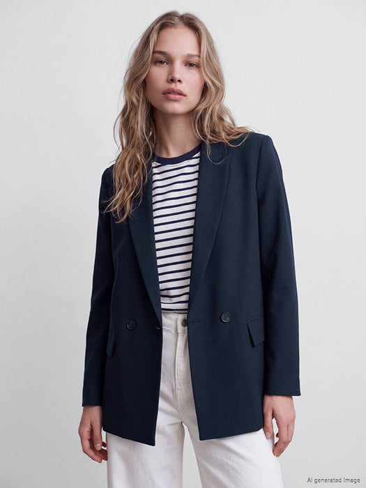 LCW Lacivert Kadın Blazer Ceket XS