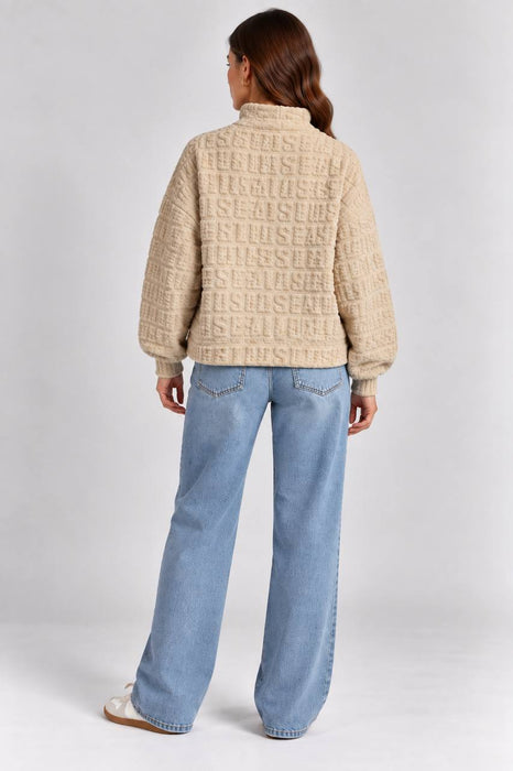 Viadellerose Bej Kadın Sweatshirt STD