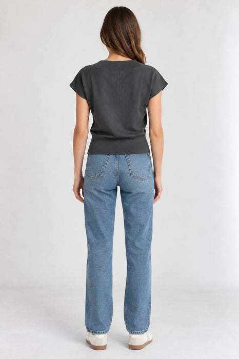 Herrysoft Gri Kadın Triko Tshirt M