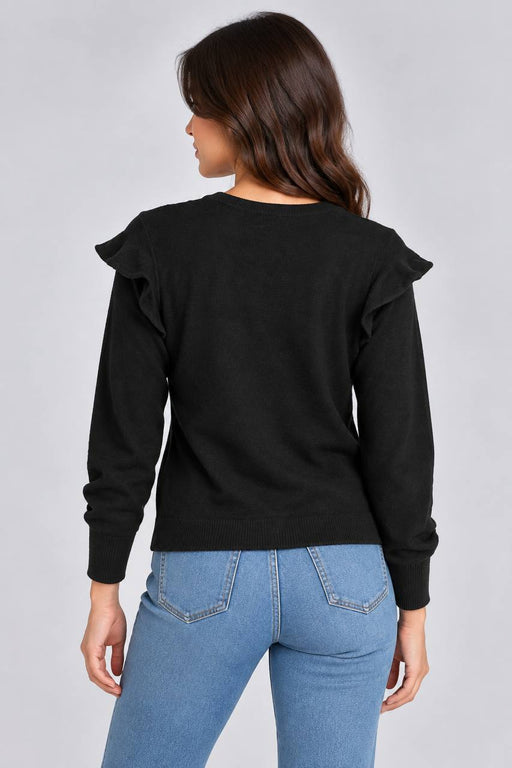 Massimo Dutti siyah kadın uzun kollu kazak – 2. görsel