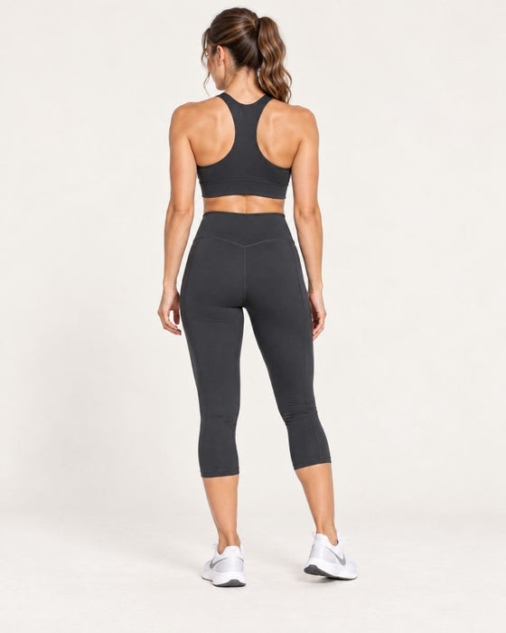 Nike Gri Kadın Dizaltı Tayt M