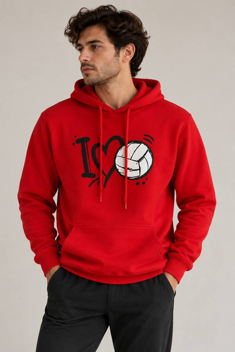 Upa Kırmızı Erkek Sweatshirt M