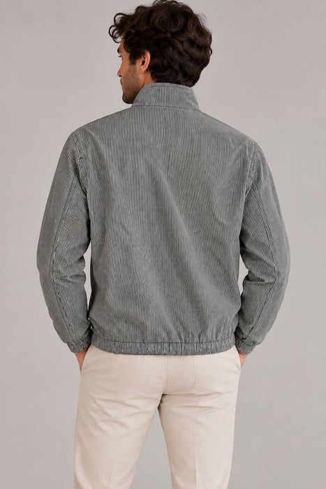 Zara Çizgili Erkek Bomber Ceket S