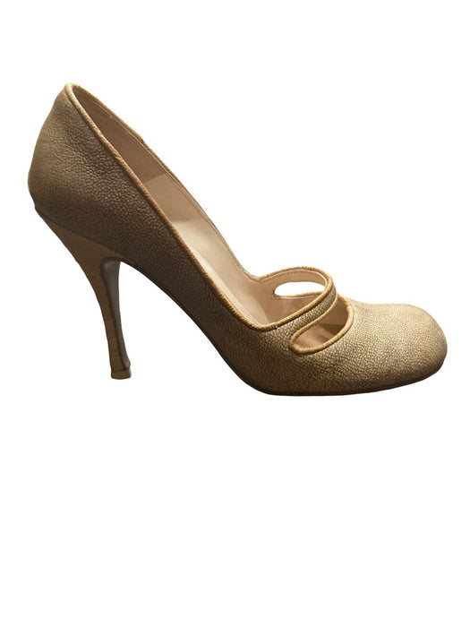 Alexander McQueen Bej Kadın Topuklu Ayakkabı 36.5