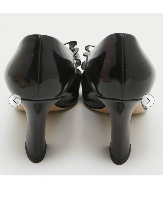 Miu Miu Siyah Kadın Topuklu Ayakkabı 37