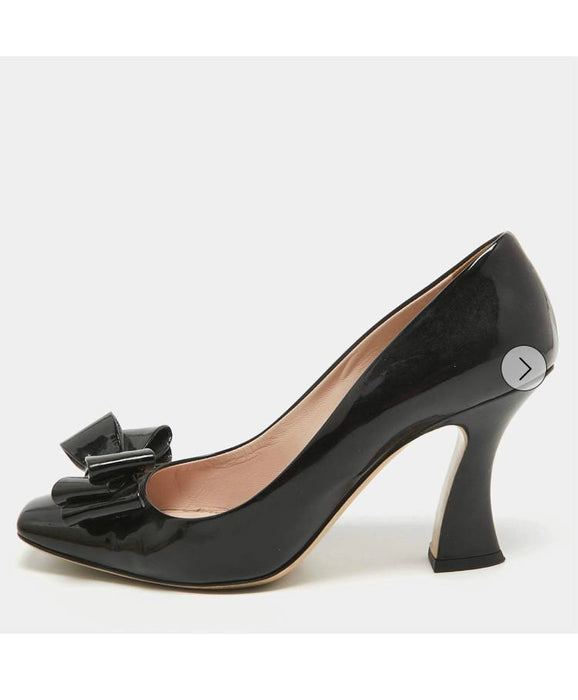Miu Miu Siyah Kadın Topuklu Ayakkabı 37