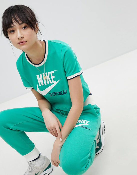 Nike Yeşil Kadın Crop Tshirt XS