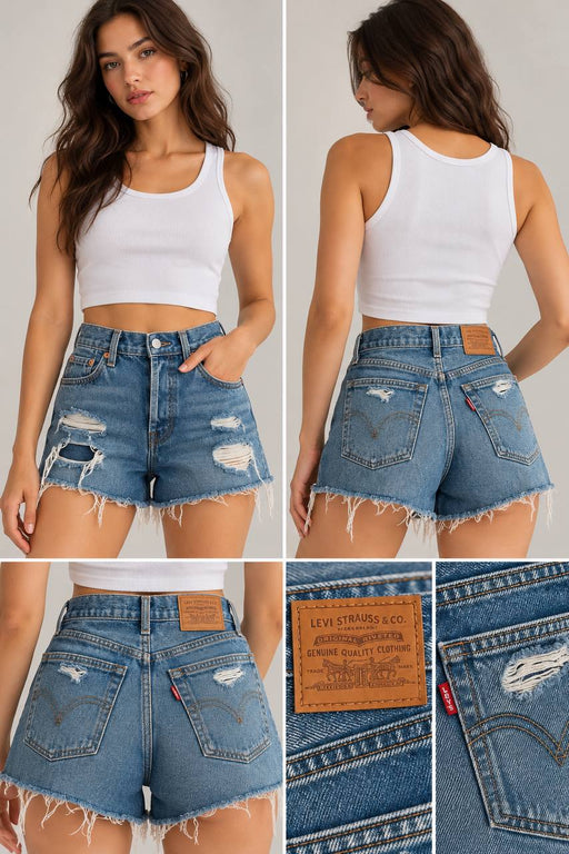 Levi's mavi kadın şort – 2. görsel