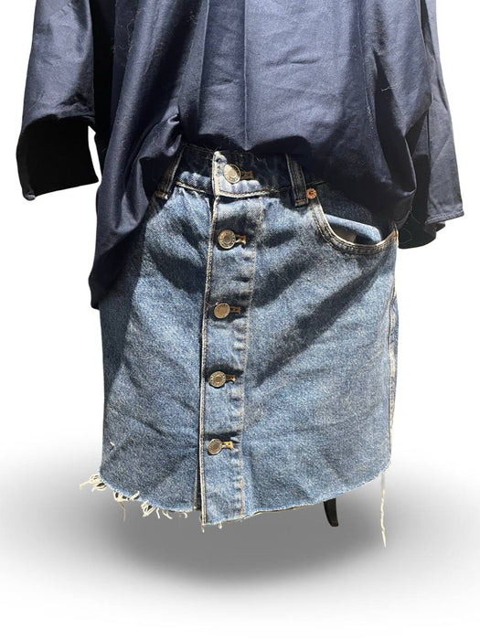 Pull&Bear Lacivert Kadın Etek S