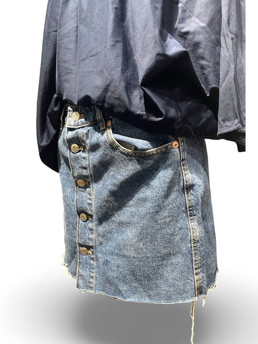 Pull&Bear Lacivert Kadın Etek S