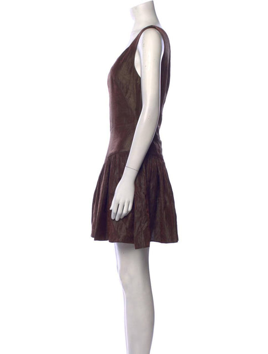 Siedres Kahverengi Kadın Elbise XS